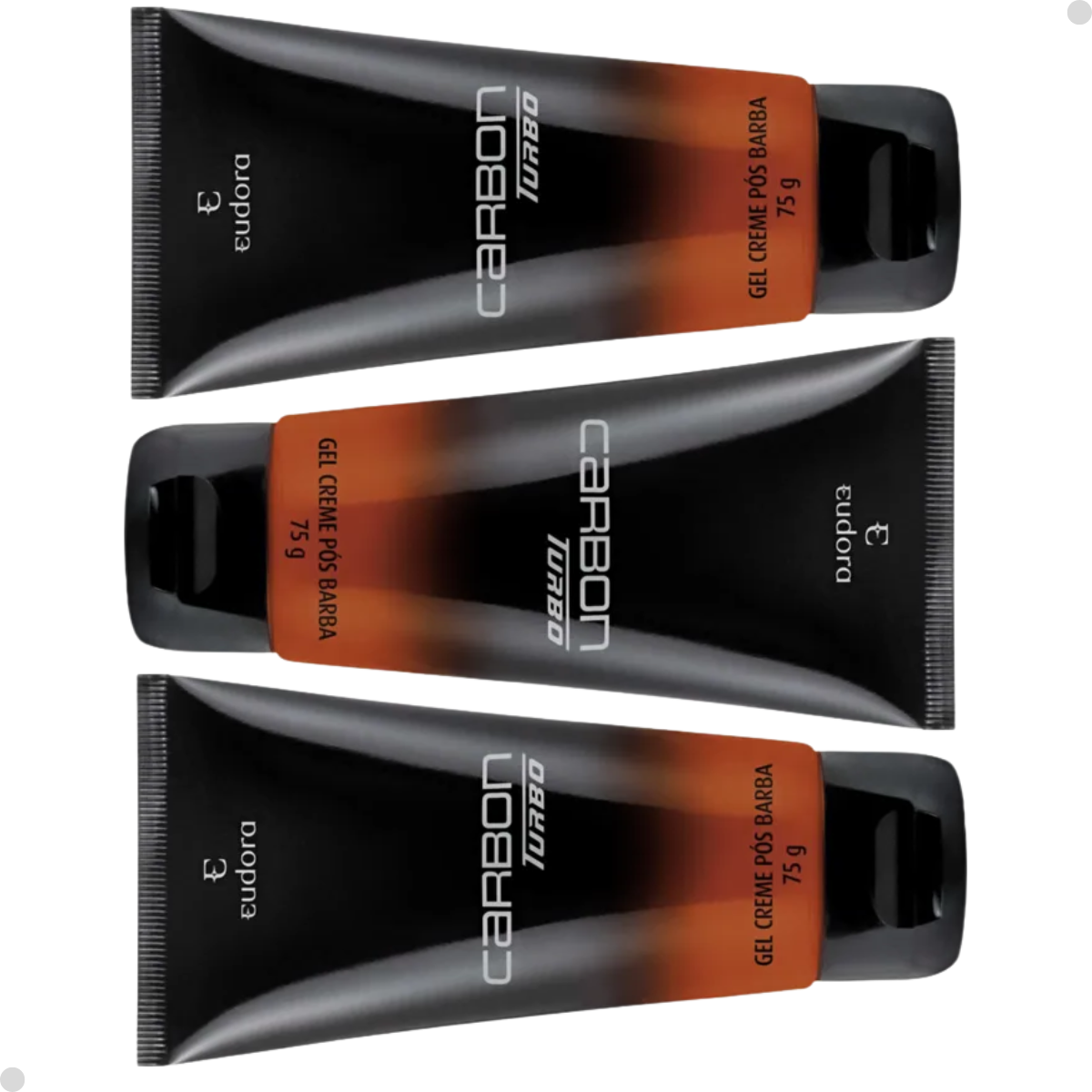 GEL CREME PÓS BARBA CARBON TURBO 75G