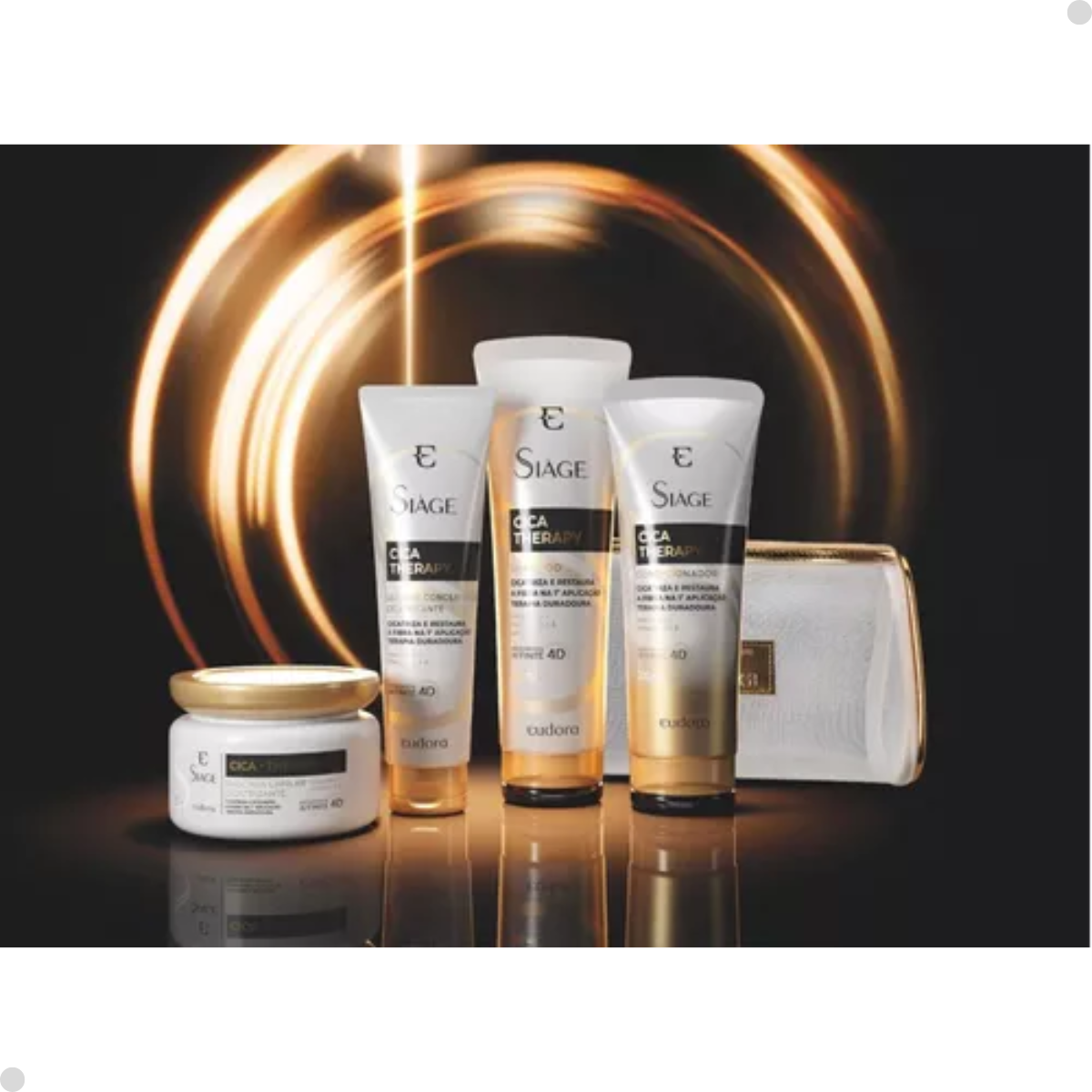 COMBO SIAGE CICA THERAPY SHAMP 400ML + COND 400ML + MASCARA 250G + LEAVE-IN 100ML