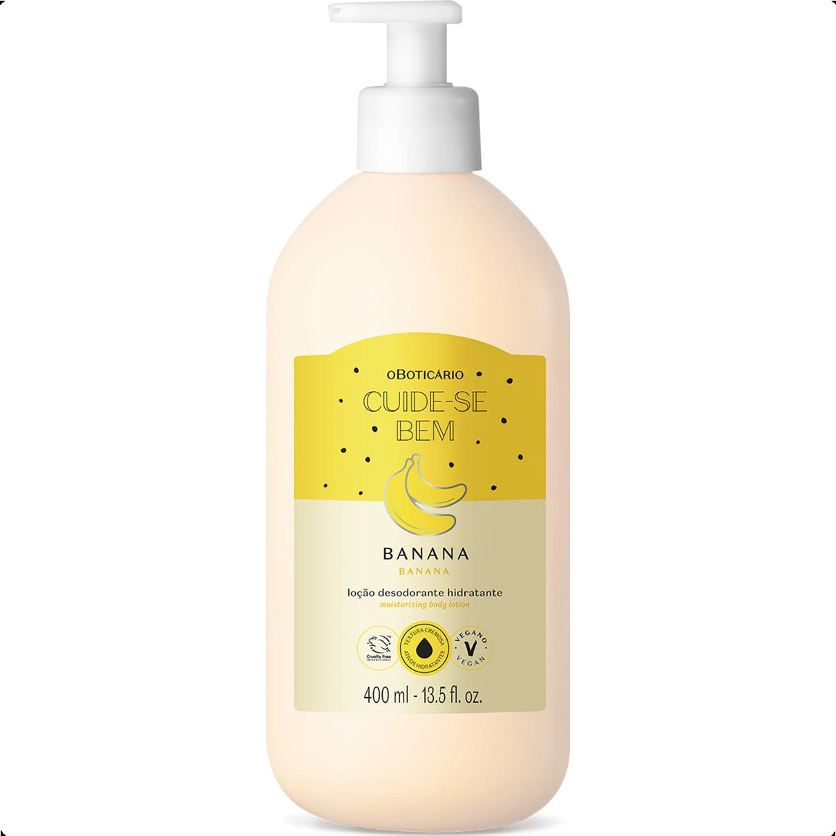 CUIDE-SE BEM FEIRA BANANA - LOÇÃO DESOD HIDRATANTE 400ML