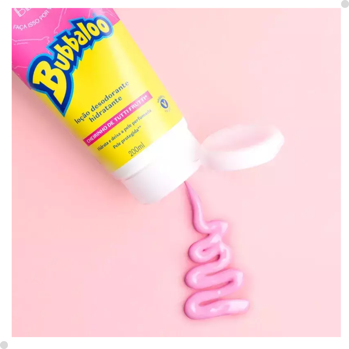 HIDRATANTE CORPORAL CUIDE-SE BEM BUBBALOO TUTTI FRUTTI 200ML