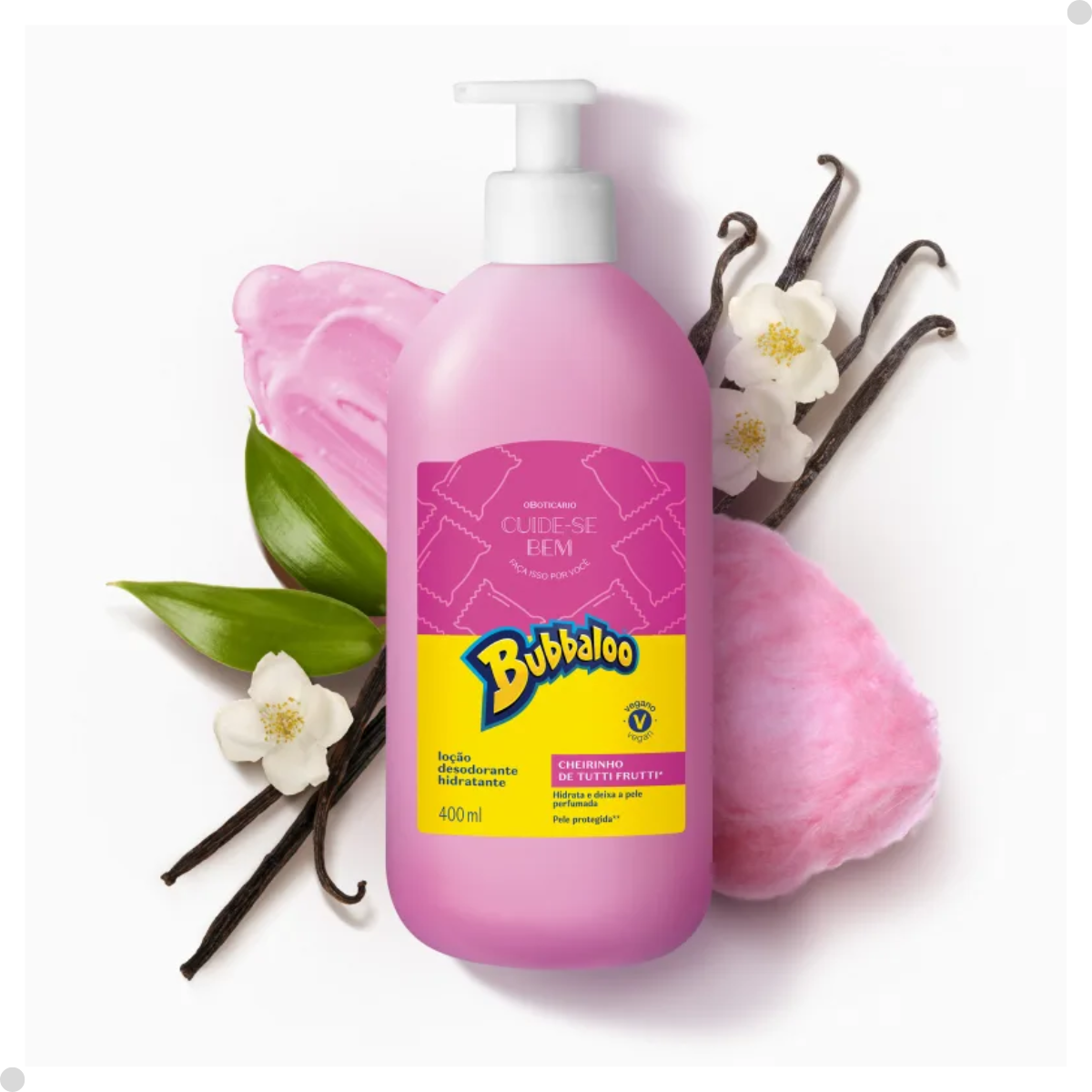 HIDRATANTE CORPORAL CUIDE-SE BEM BUBBALOO TUTTI FRUTTI 200ML