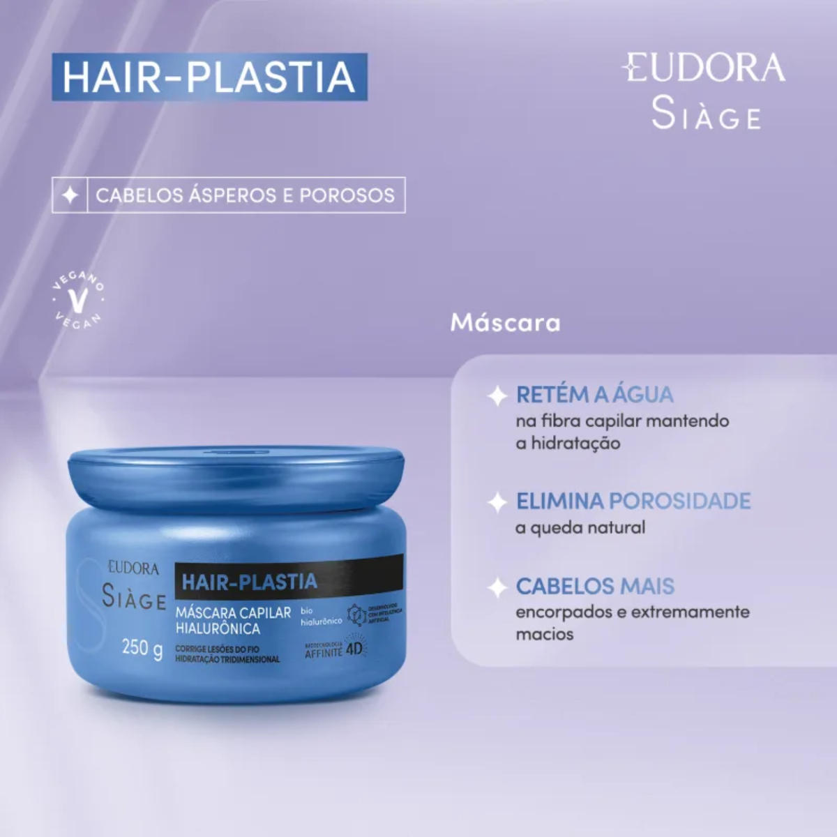 KIT CRONOGRAMA CAPILAR: MASCARA HAIR-PLASTIA + NUTRI DIAMOND