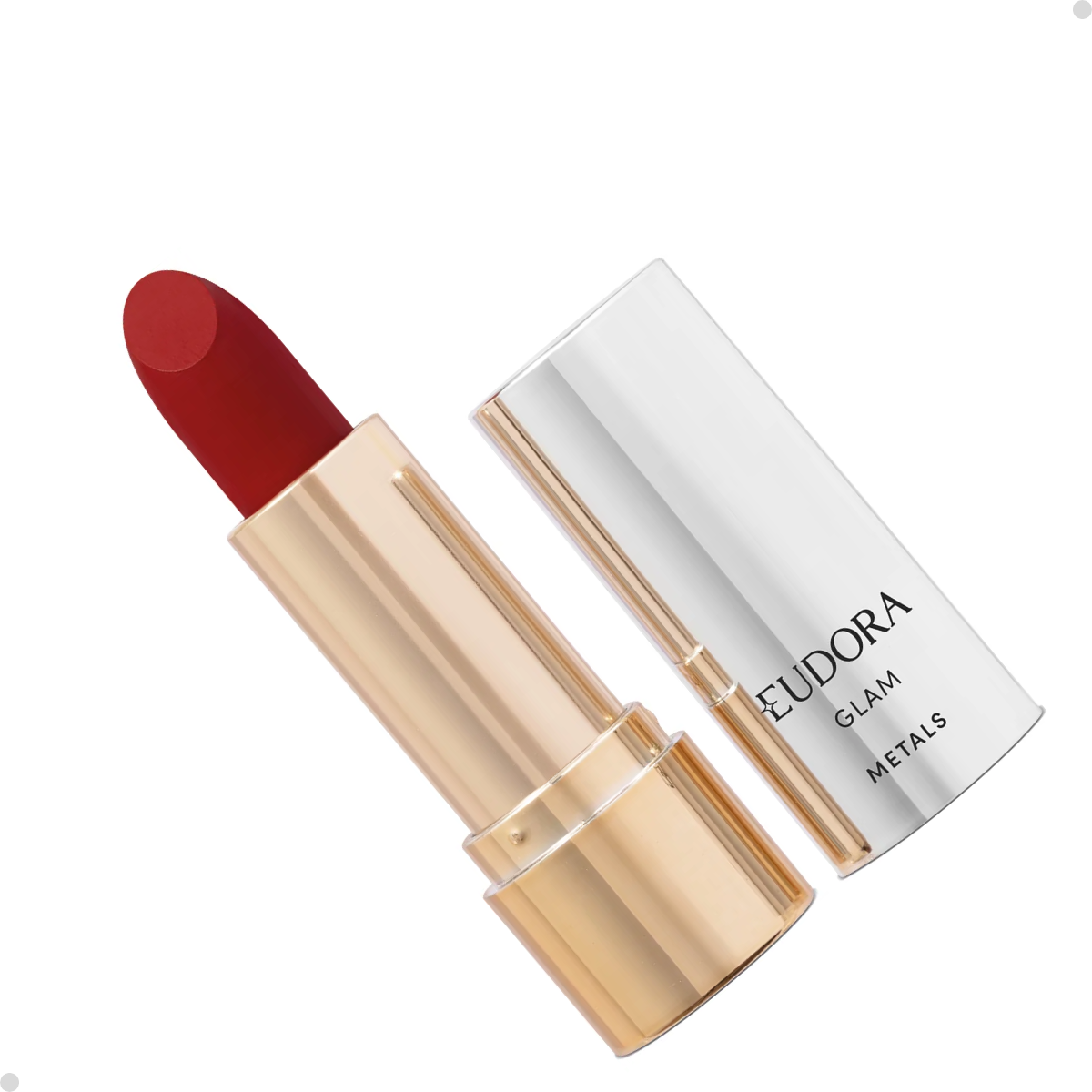 BATOM CREMOSO VERMELHO PRECIOSO GLAM METALS 3,6G