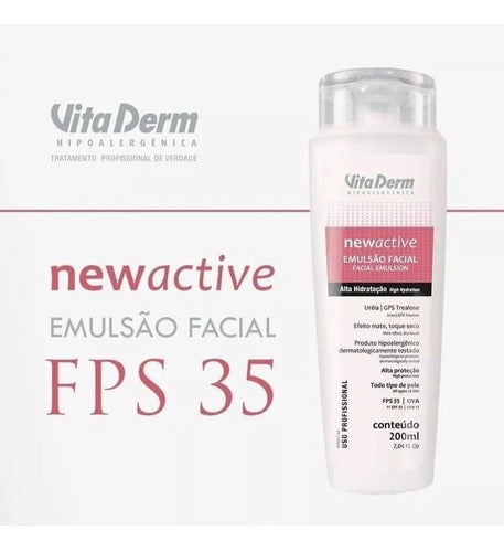 EMULSÃO FACIAL FPS30 NEW ACTIVE 200 ML