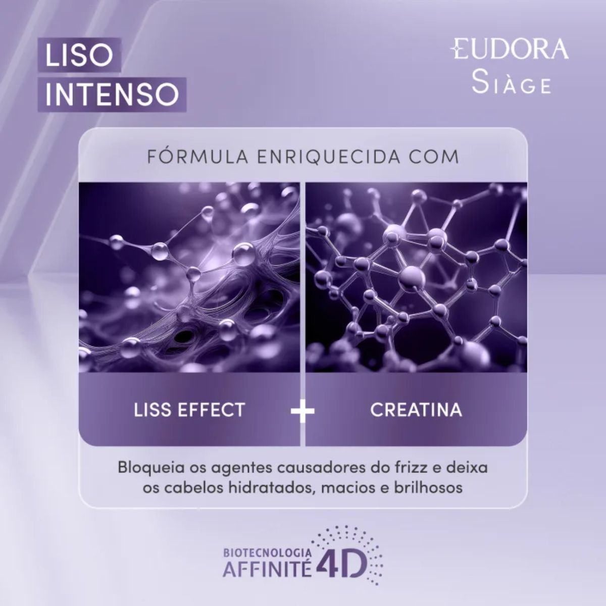 Kit Siàge Liso Intenso Shampoo + Condicionador + Máscara