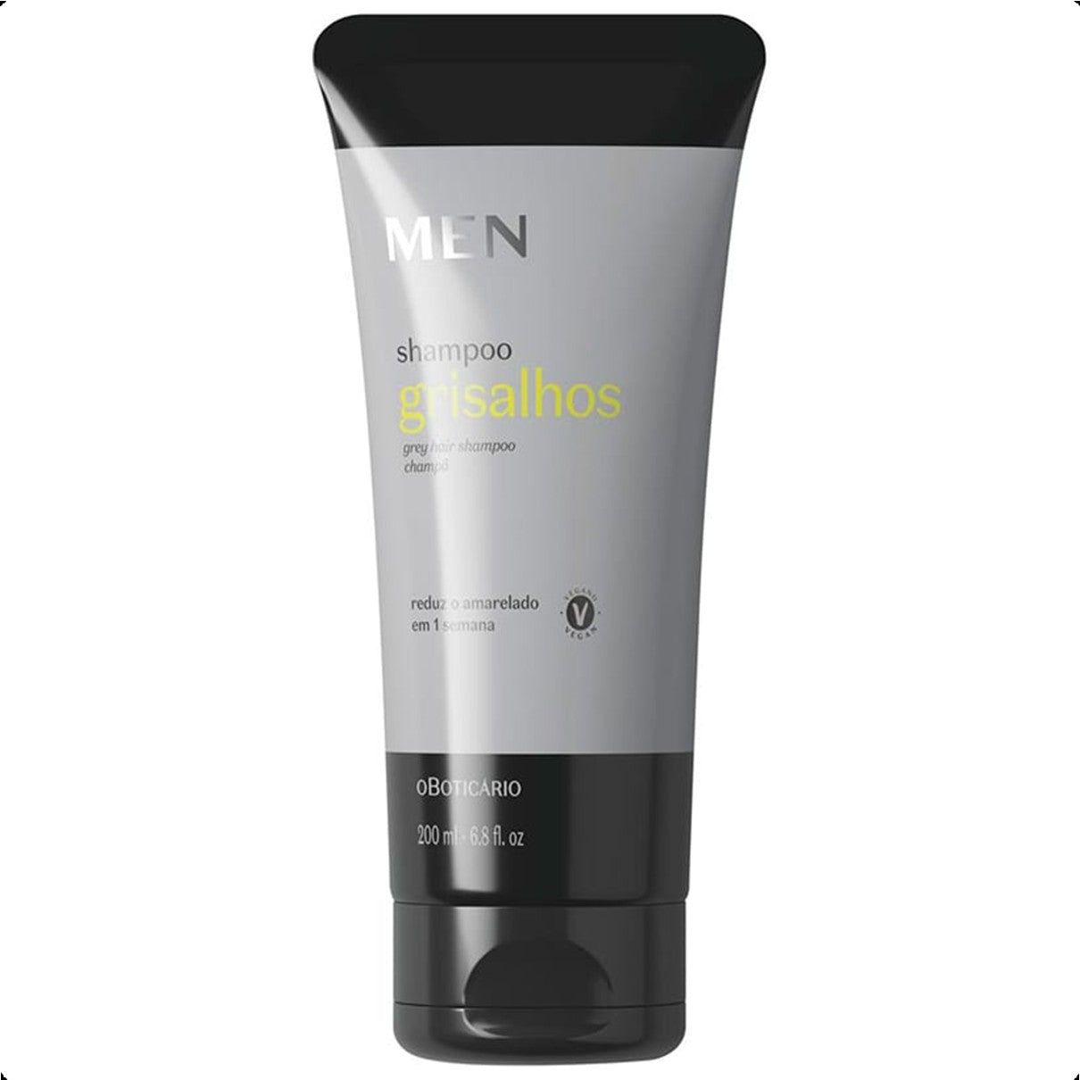 BOTICÁRIO SHAMPOO PARA CABELOS GRISALHOS MEN 200ML