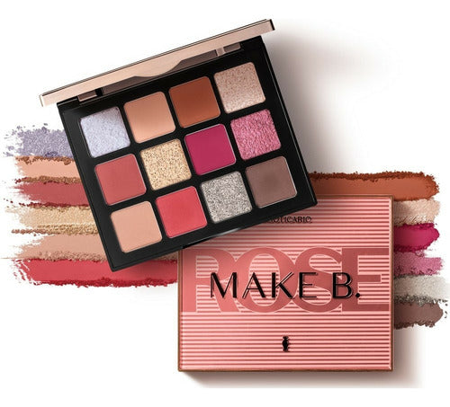 BOTICARIO PALETTE DE SOMBRAS MAKE B. ROSE 14,4G