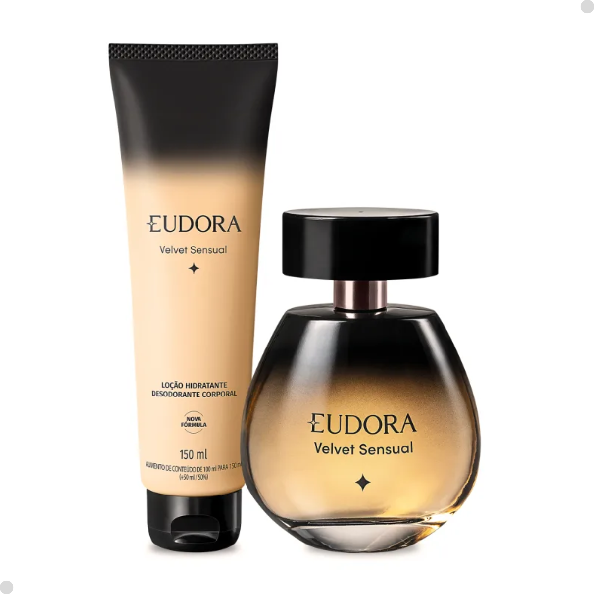 Kit Eudora Velvet Sensual - Natal 2024 (2 Itens)