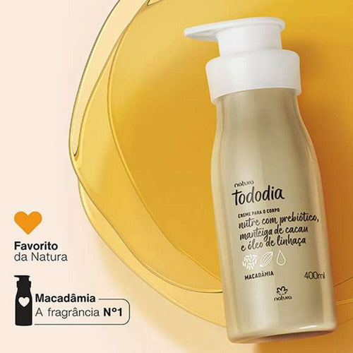 CREME DESODORANTE NUTRITIVO PARA O CORPO TODODIA MACADÂMIA