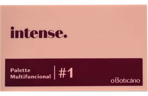 BOTICARIO PALETTE MULTIFUNCIONAL #1 ROSE INTENSE 13,2G