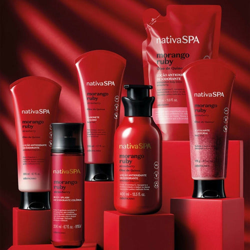 CONDICIONADOR NUTRIÇÃO ANTIFRIZZ NATIVA SPA MORANGO RUBY 300ML