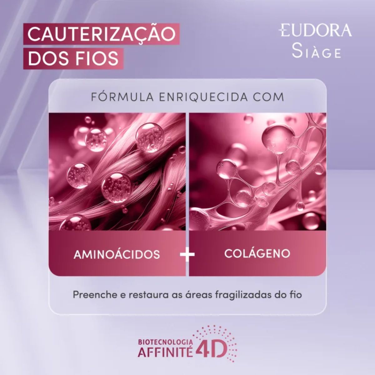 KIT SIAGE CAUTERIZAÇÃO DOS FIOS (3 ITENS)