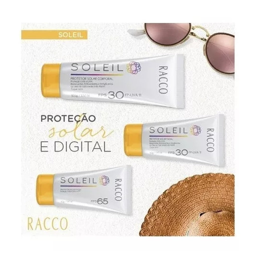 PROTETOR SOLAR FACIAL FPS 70 SOLEIL RACCO