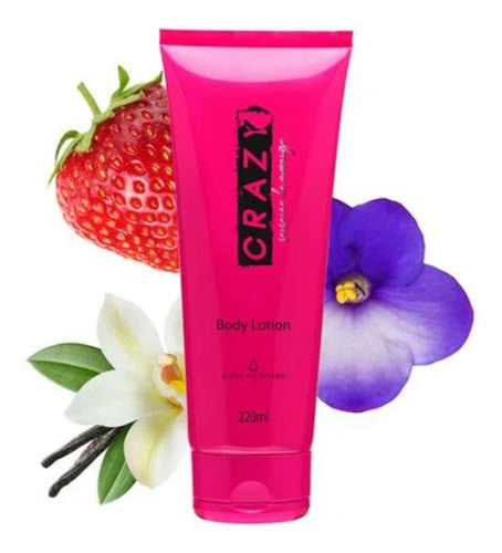 BODY LOTION CRAZY SENSAÇÃO MORANGO - 220 ML