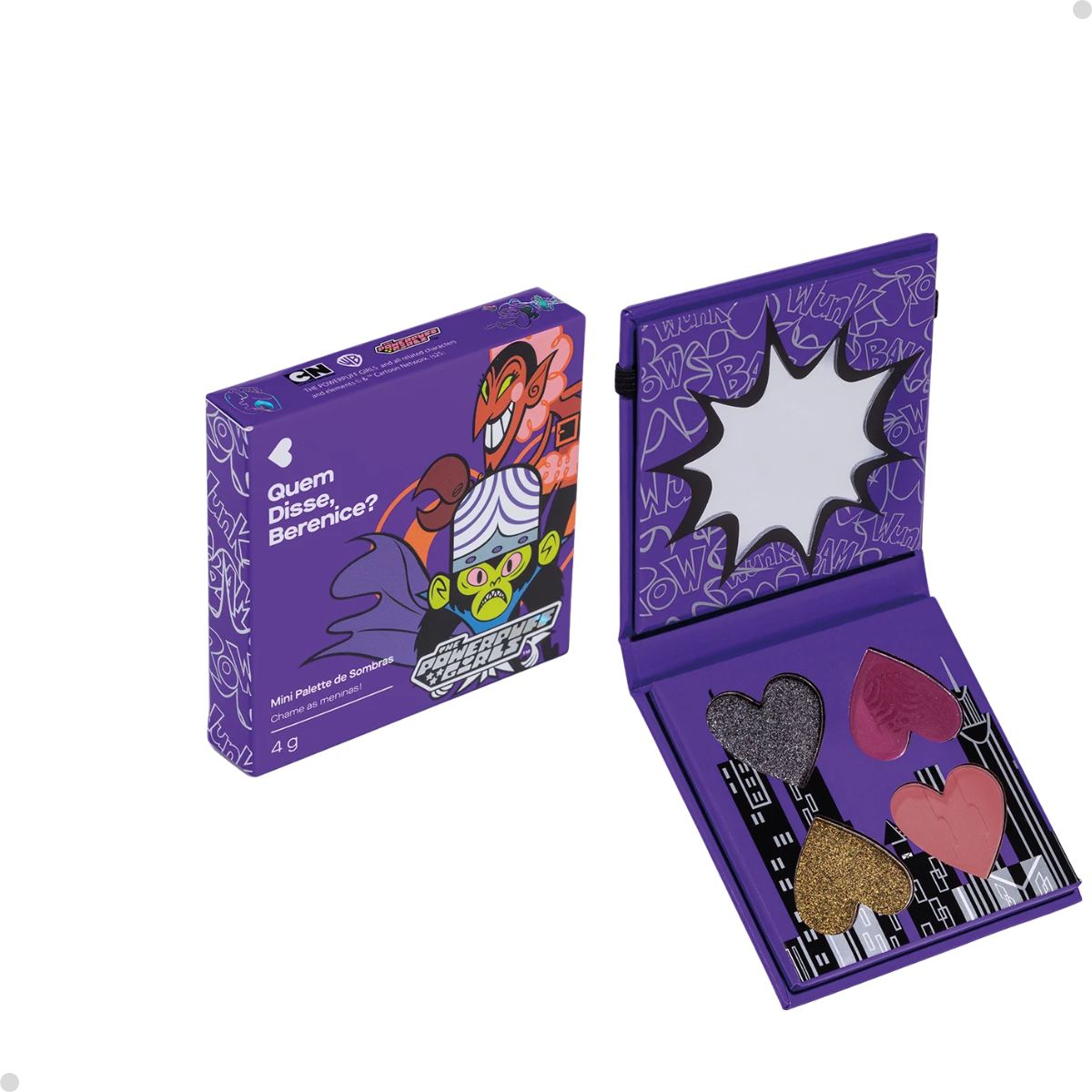 MINI PALETA DE SOMBRAS CHAME AS MENINAS SUPER PODEROSAS 4G
