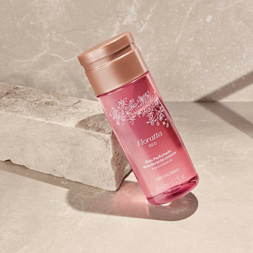 BOTICARIO ÓLEO PERFUMADO DESODORANTE CORPORAL FLORATTA RED, 150ML