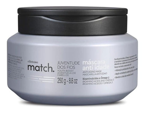 MÁSCARA ANTI-IDADE MATCH JUVENTUDE DOS FIOS 250G