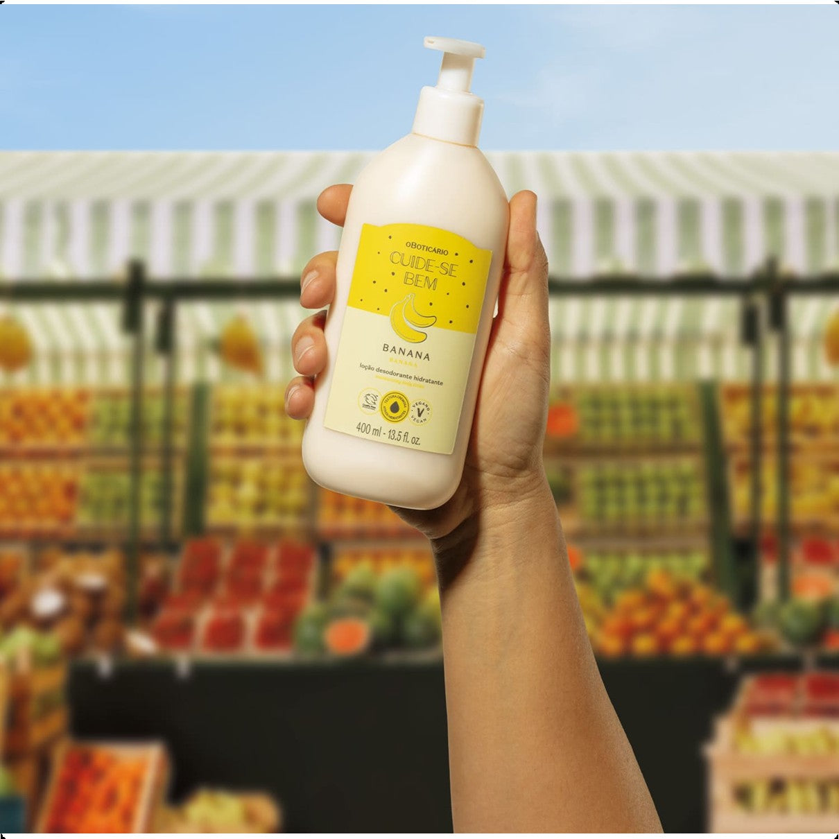CUIDE-SE BEM FEIRA BANANA - LOÇÃO DESOD HIDRATANTE 400ML