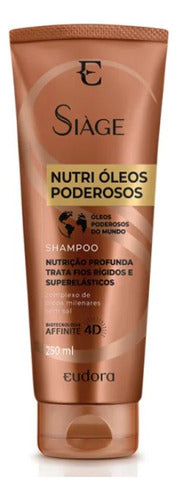 KIT SIÀGE NUTRI ÓLEOS PODEROSOS 2 SHAMPOOS+ 2 CONDICIONADOR