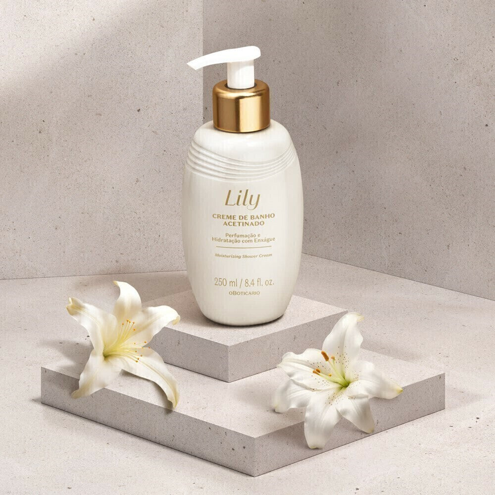 BOTICARIO CREME DE BANHO ACETINADO LILY 250ML