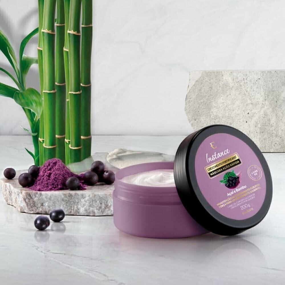 MÁSCARA CAPILAR INSTANCE AÇAÍ E BAMBU 200G