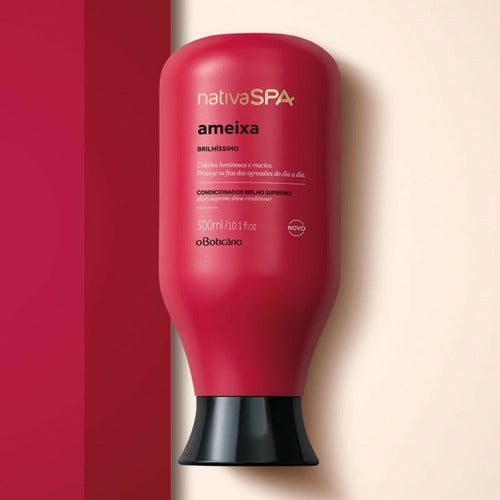 CONDICIONADOR PARA CABELOS LUMINOSOS NATIVA SPA AMEIXA 300ML