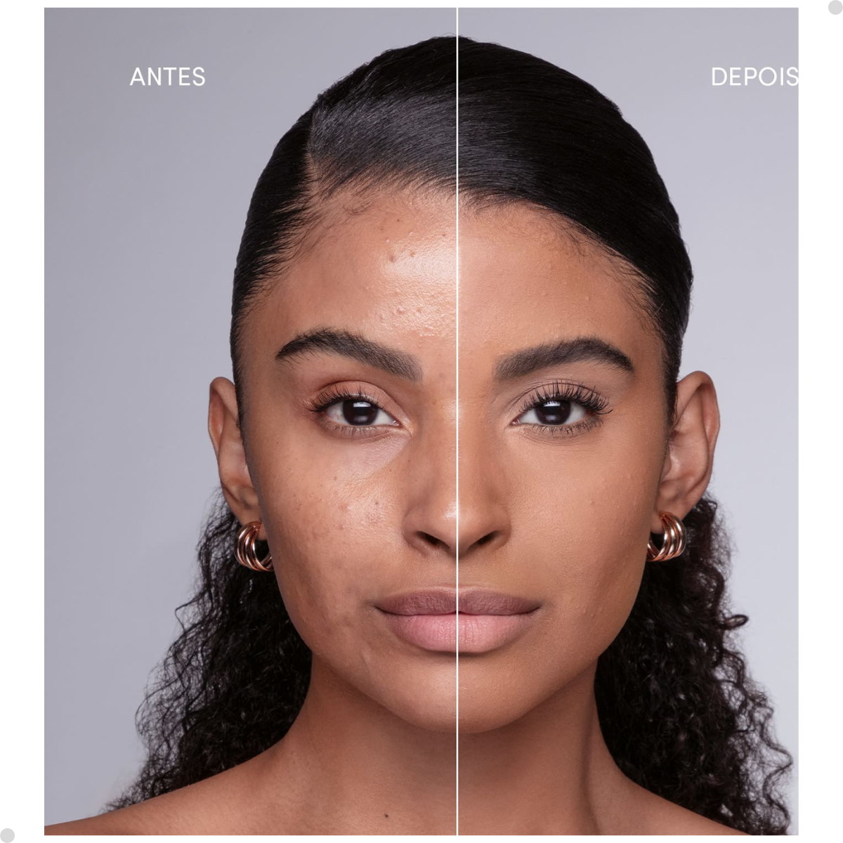 BASE LÍQUIDA GLAM SKIN PERFECTION COR 90 + ESPONJA NINNA