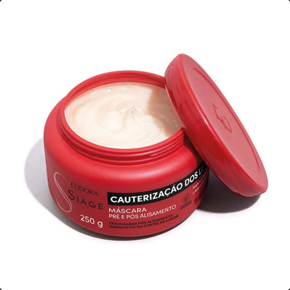 KIT CAPILAR SIAGE: 1 NUTRI ROSE E 1 CAUTERIZAÇÃO DOS LISOS