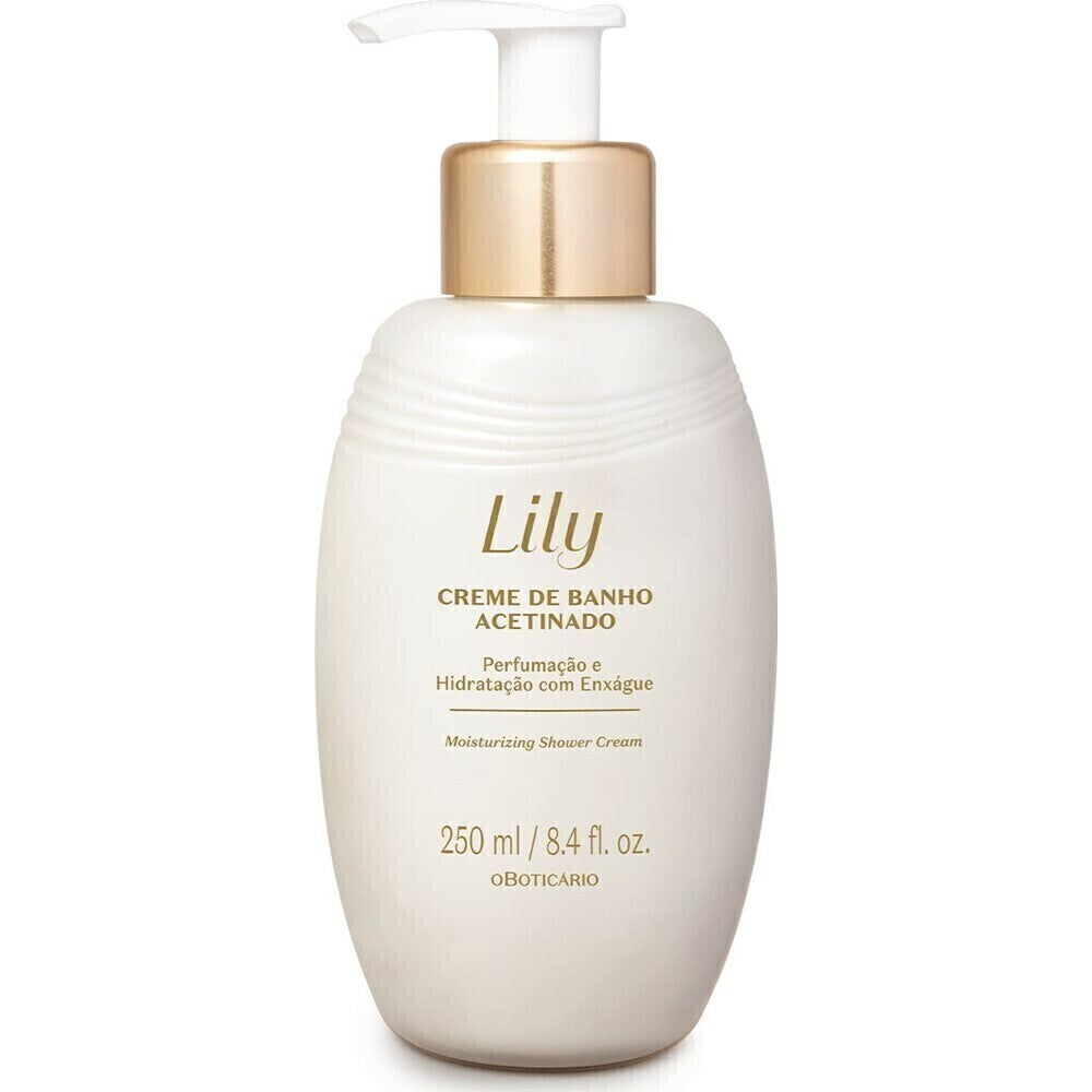 BOTICARIO CREME DE BANHO ACETINADO LILY 250ML