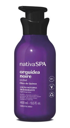 LOÇÃO NOTURNA DES CORPORAL NATIVA SPA ORQUÍDEA NOIRE 400ML