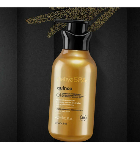 LOÇÃO FIRMADORA DESODORANTE CORPORAL NATIVA SPA QUINOA 400ML