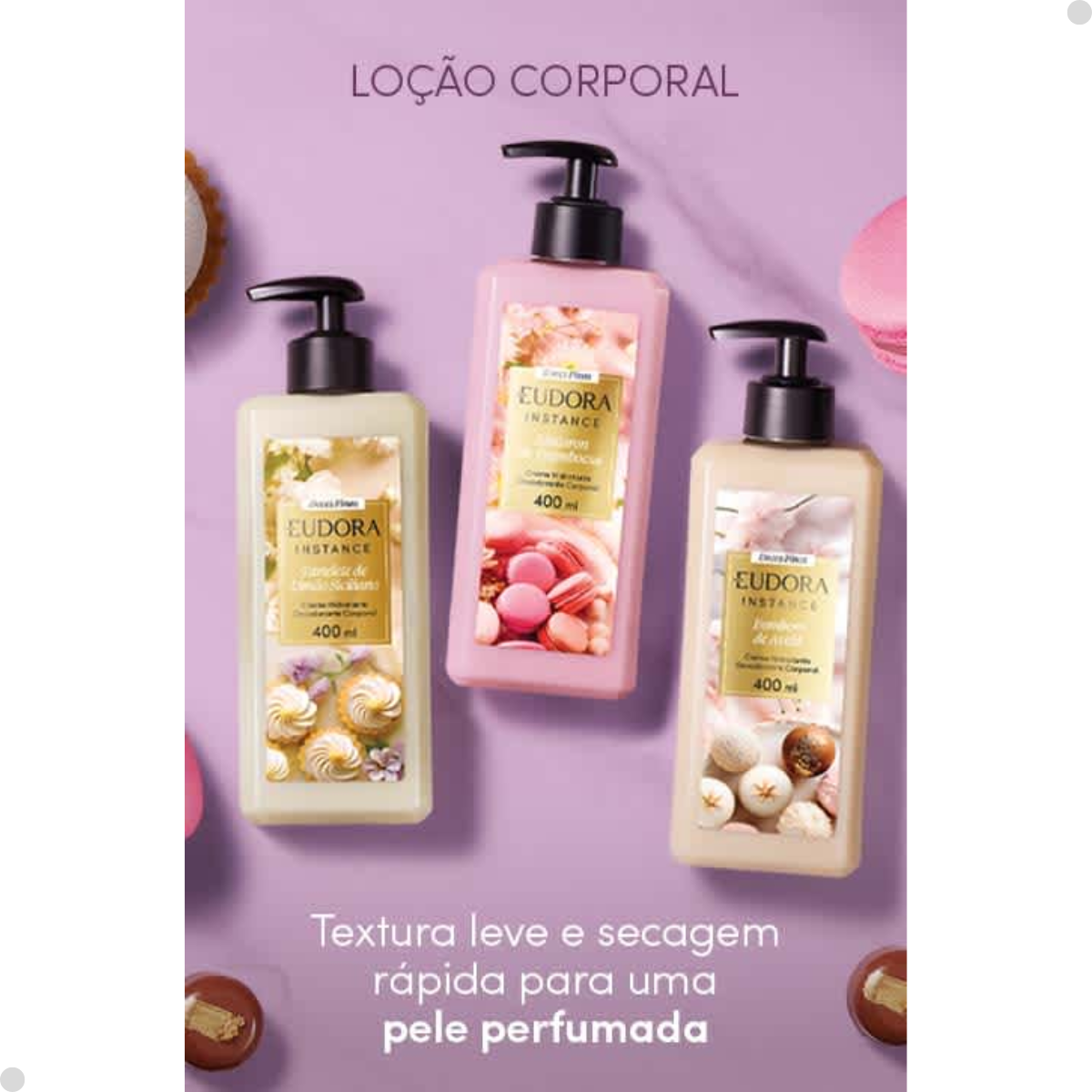 DESODORANTE COLÔNIA SPRAY INST MACARON DE FRAMBOESA 200ML
