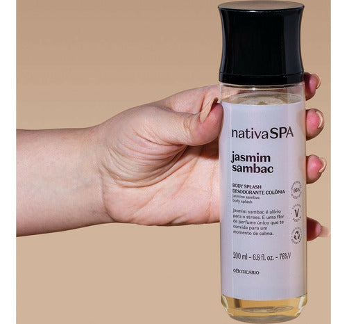BODY SPLASH DESODORANTE COLÔNIA NATIVA SPA JASMIM SAMBAC 200ML