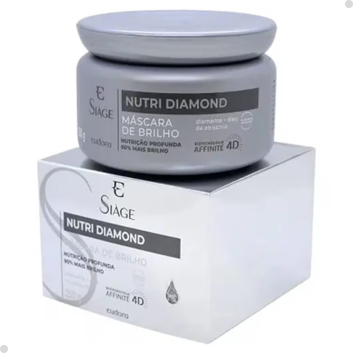 MÁSCARA CAPILAR DE BRILHO SIÀGE NUTRI DIAMOND 250G