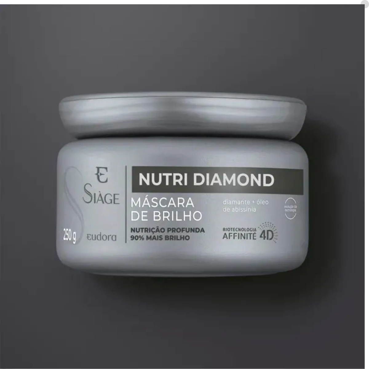 MÁSCARA CAPILAR DE BRILHO SIÀGE NUTRI DIAMOND 250G