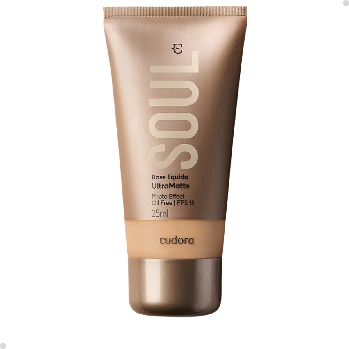 BASE LÍQUIDA SOUL ULTRA MATTE COR 25 25ML