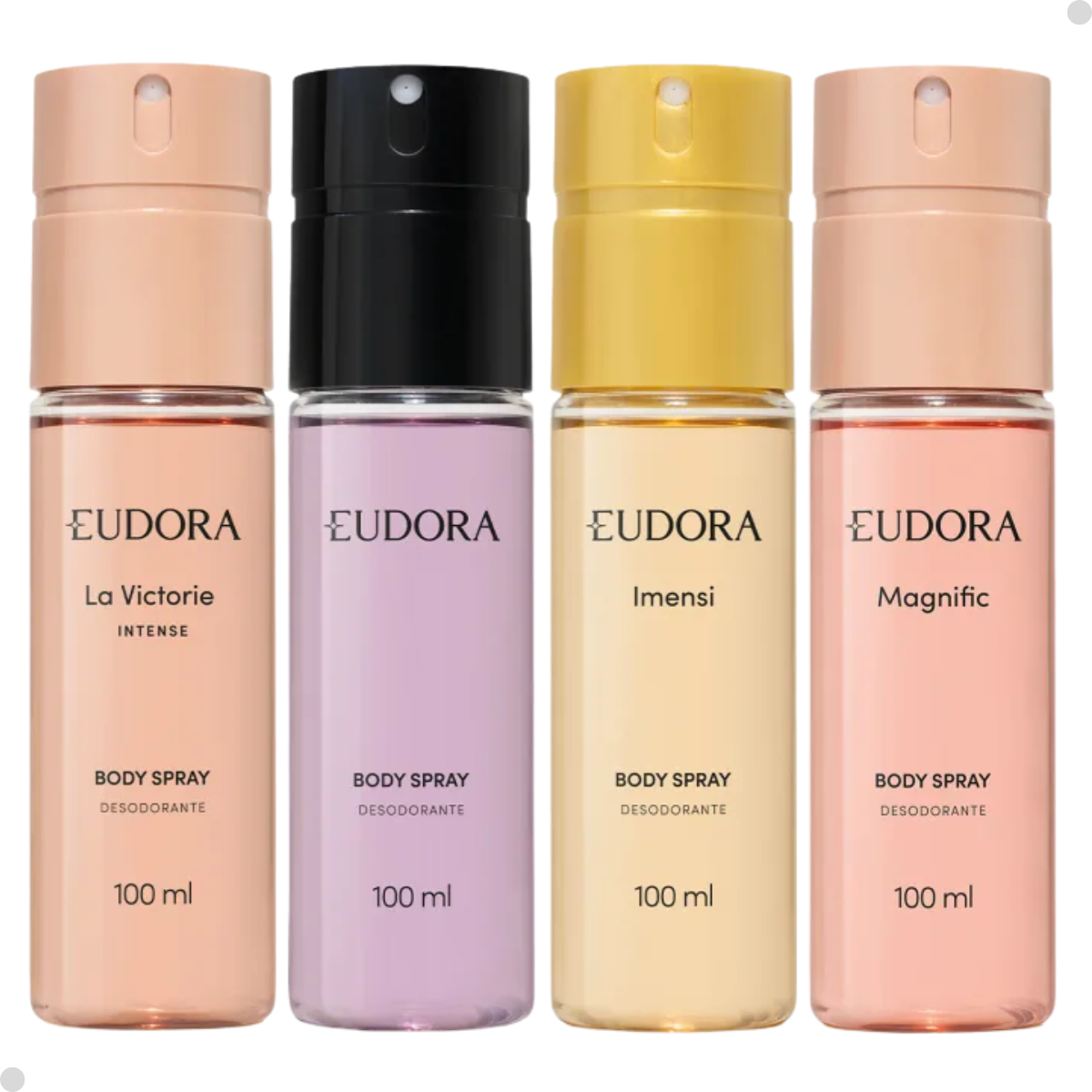 KIT 3 BODY SPRAY DESODORANTE MAGNIFIC 100ML