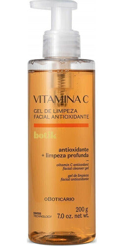 GEL DE LIMPEZA FACIAL ANTIOXIDANTE BOTIK VITAMINA C 200G