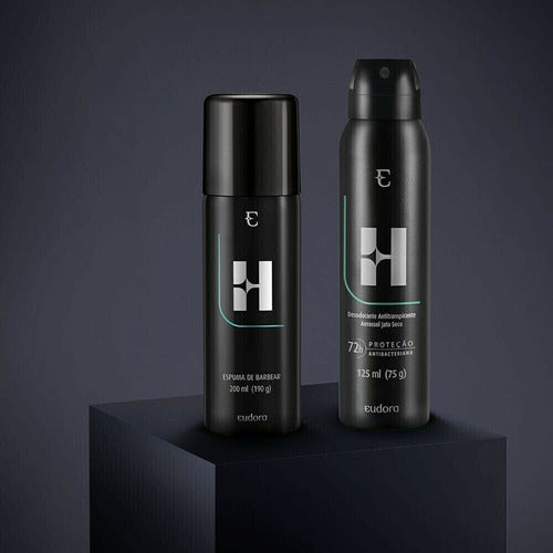 KIT EUDORA H: DESODORANTE + ESPUMA DE BARBEAR