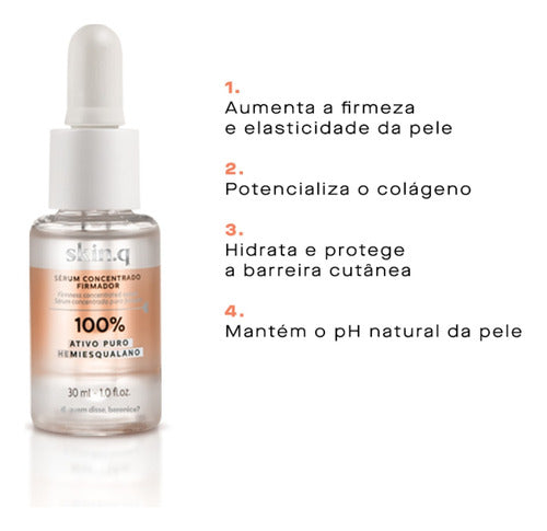 SÉRUM CONCENTRADO FIRMADOR HEMIESQUALANO 30ML SKIN.Q