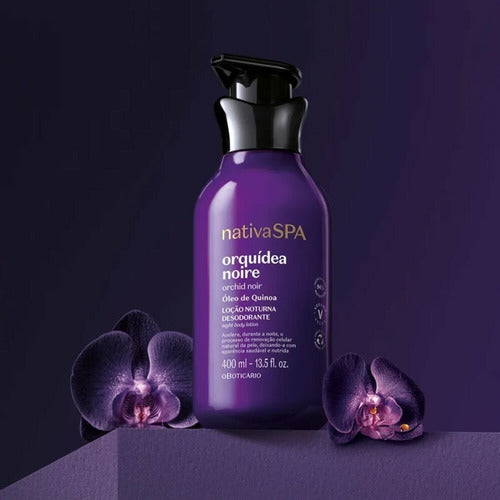 LOÇÃO NOTURNA DES CORPORAL NATIVA SPA ORQUÍDEA NOIRE 400ML