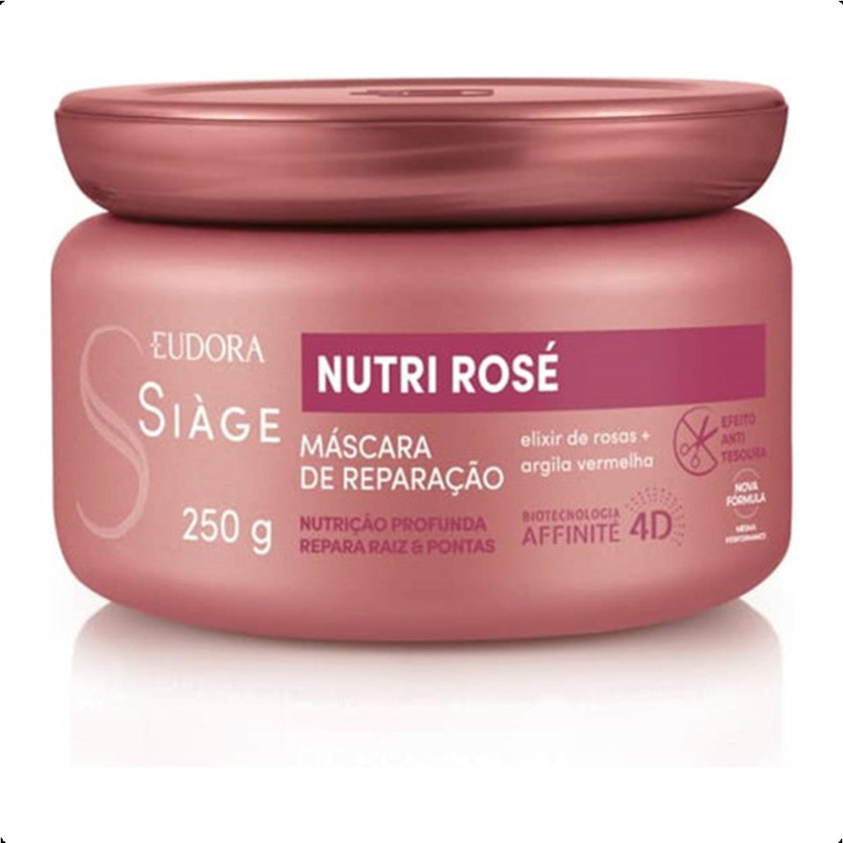 KIT CAPILAR SIAGE: 1 NUTRI ROSE E 1 CAUTERIZAÇÃO DOS LISOS
