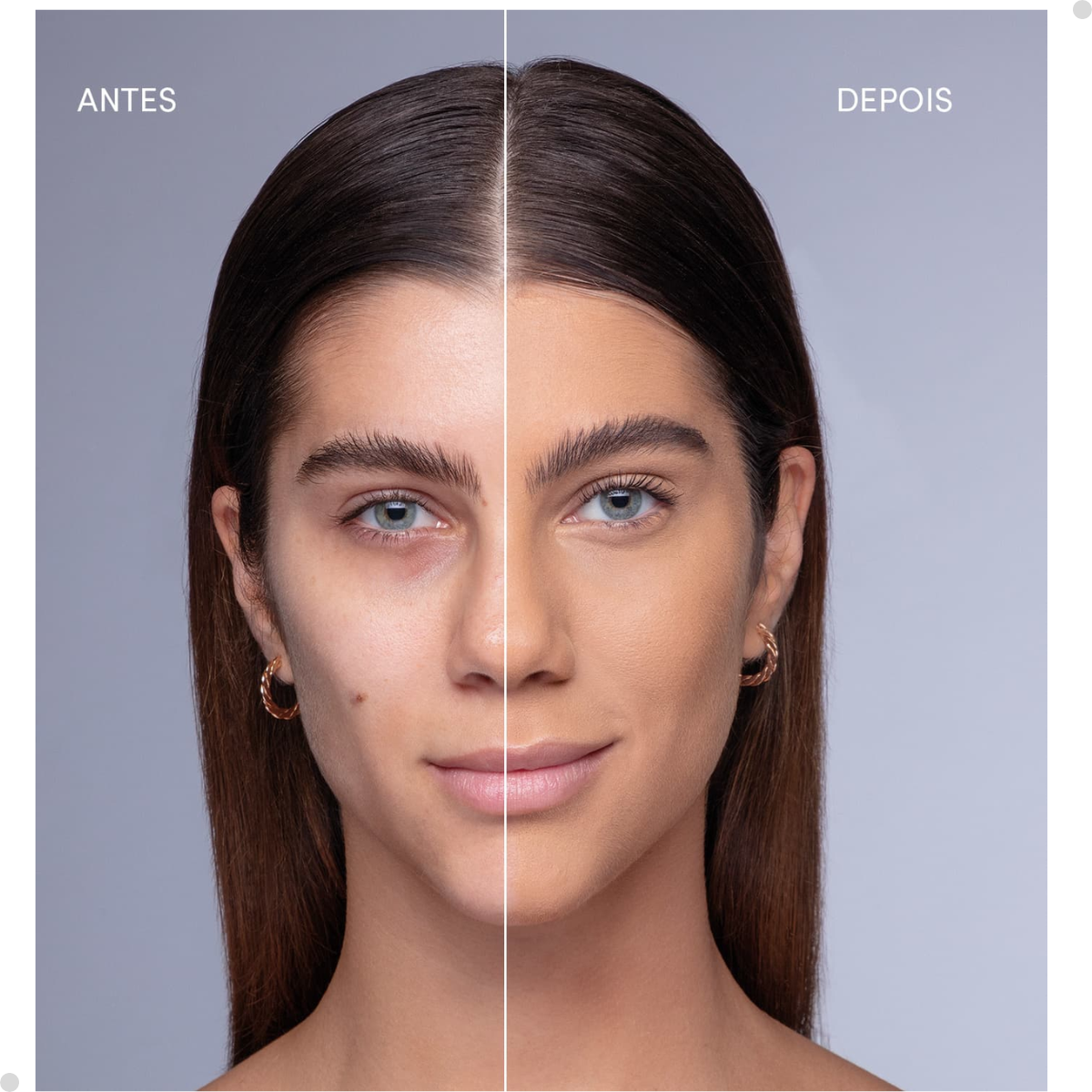 BASE LÍQUIDA GLAM SKIN PERFECTION COR 00 + ESPONJA NINNA