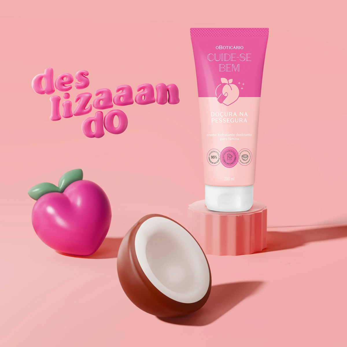 CREME DEPILATÓRIO PESSEGURA 150ml