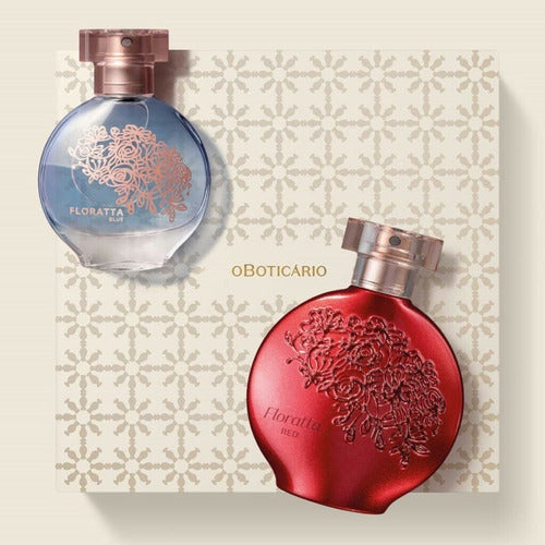 ESTOJO FLORATTA NATAL 22 FLORATTA RED 75ML E FLORATTA BLUE 30ML