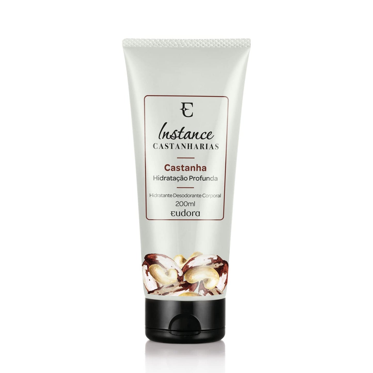 Eudora Instance Castanha Loção Hidratante Desodorante 200ml