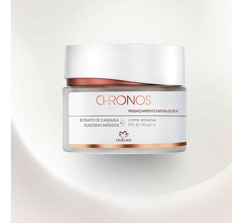 CREME ANTISSINAIS PREENCHIMENTO E REVITALIZAÇÃO 60+ DIA CHRONOS