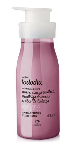 CREME DESODORANTE NUTRITIVO PARA O CORPO TODODIA AMORA VERMELHA E JABUTICABA