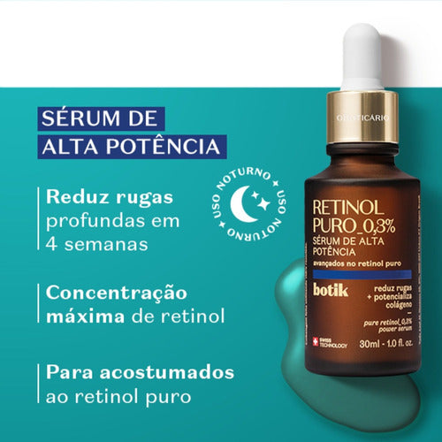 SÉRUM FACIAL DE ALTA POTÊNCIA BOTIK RETINOL PURO 30ML