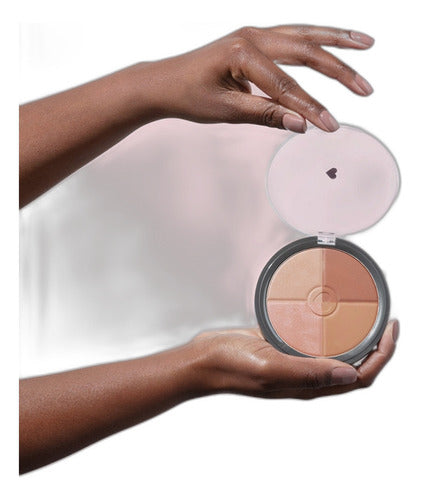 PÓ COMPACTO FACIAL MULTIEFEITOS BRONZE 18G